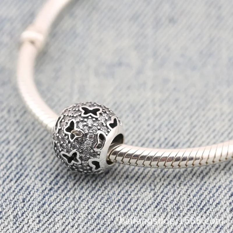 (slika za) PANDORA Obesek Fluttering Butterflies - 791482CZ - Ogled 2