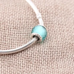 PANDORA obesek Green Petite Facets - 791499SGQ
