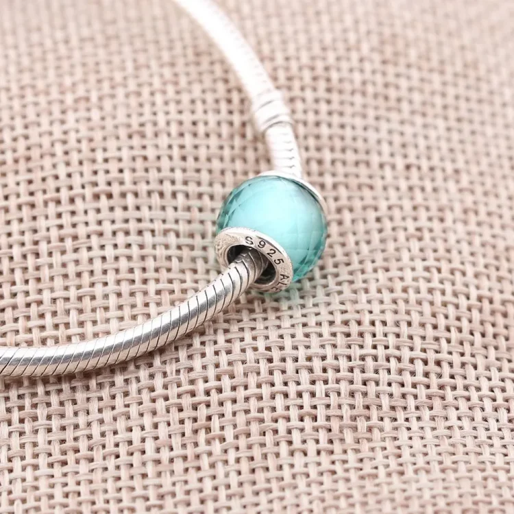 PANDORA obesek Green Petite Facets - 791499SGQ