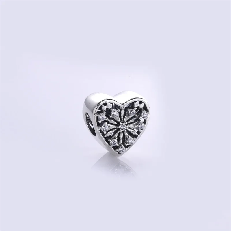 (slika za) PANDORA Obesek Heart of Winter, prozoren CZ - 791996CZ - Ogled 2