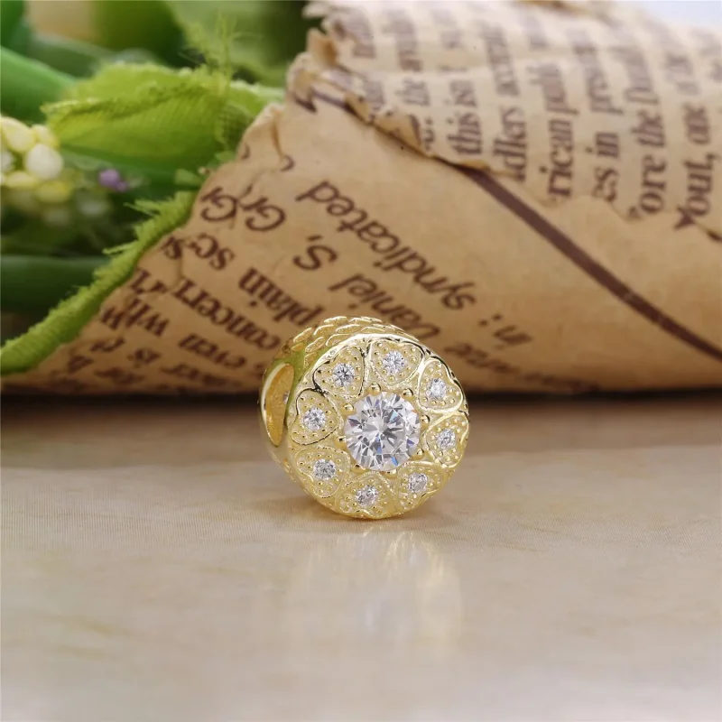 (slika za) PANDORA obesek Hearts of Gold - 750841CZ - Ogled 2