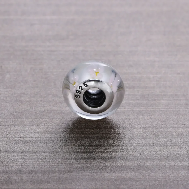 (slika za) PANDORA Obesek iz muranskega stekla iz rumene rože - PL00030-1 - Ogled 2