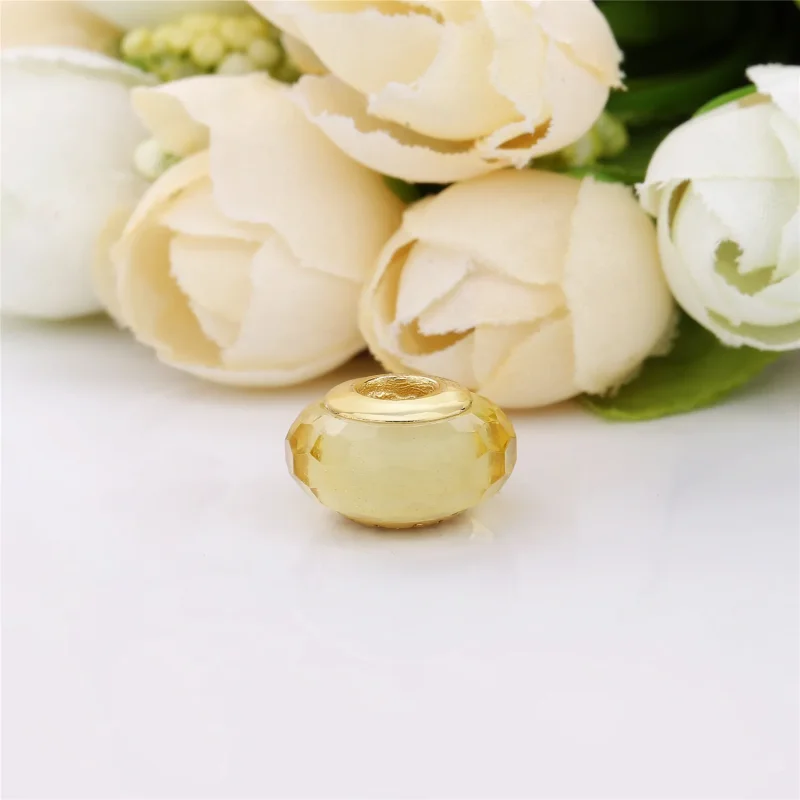 (slika za) PANDORA obesek iz muranskega stekla z zlatimi fasetami - 767647 - Ogled 3