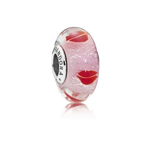 (slika za) PANDORA obesek Kisses All Around, Murano steklo - 796598