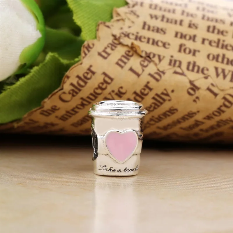 (slika za) PANDORA Obesek lonček za kavo - 797185EN160 - Ogled 2