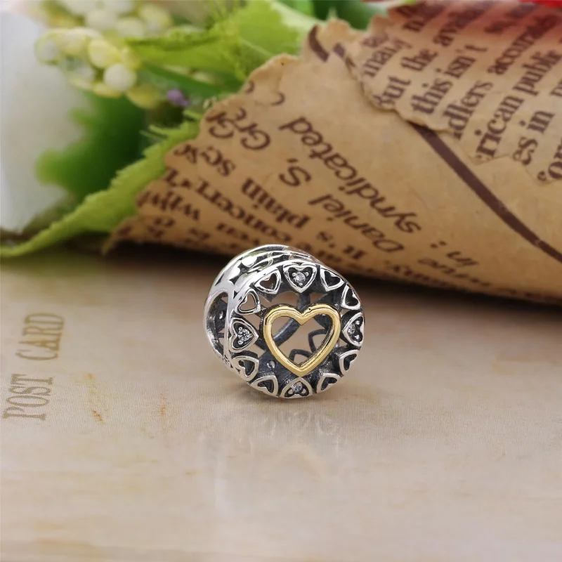 (slika za) PANDORA obesek Loving Circle, prozoren CZ - 792009CZ - Ogled 4