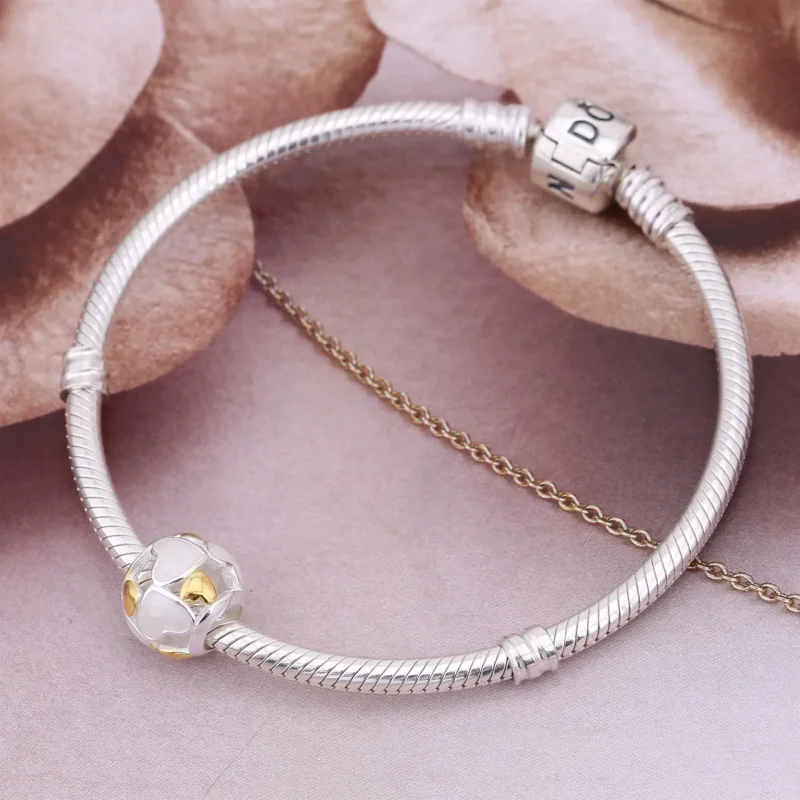 (slika za) PANDORA obesek Luminous Hearts - 791879MOP - Ogled 2