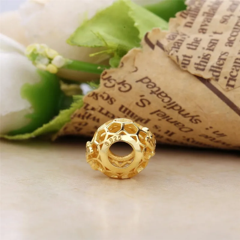 (slika za) PANDORA obesek medonosna čebela, PANDORA Shine™ - 767023EN16 - Ogled 4