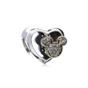 (slika za) PANDORA Obesek Mickey and Minnie Together, Clear CZ - PX00295-1