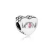 PANDORA Obesek Mother Heart, roza CZ - 791881PCZ PANDORA Obesek Mother Heart, roza CZ - 791881PCZ