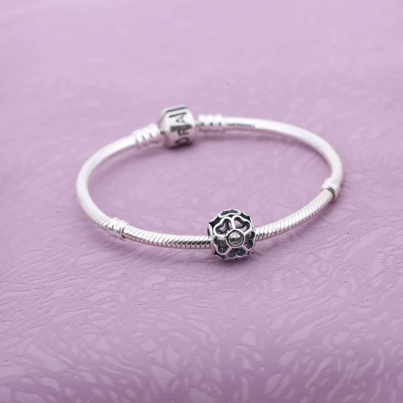 (slika za) PANDORA Obesek Primrose Openwork - 791489 - Ogled 2