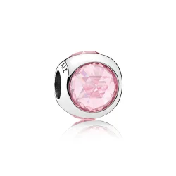 PANDORA Obesek Radiant Droplet Pink CZ - 792095PCZ