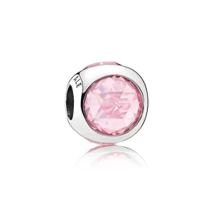 (slika za) PANDORA Obesek Radiant Droplet Pink CZ - 792095PCZ
