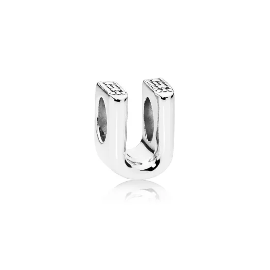 (slika za) PANDORA obesek črka U - 797475