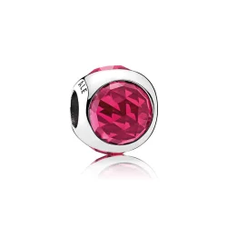 PANDORA Obesek s sijočimi kapljicami Cerise Crystals - 792095NCC