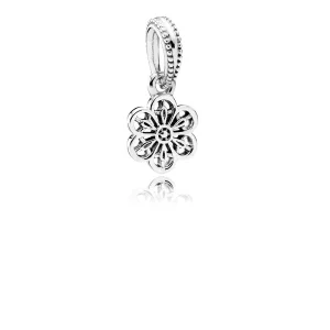 (slika za) PANDORA Obesek s čipkastim obeskom s cvetlično marjetico - 791835