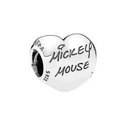 PANDORA Obesek s podpisom Mickey Mouse - 7501057370325P