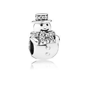 PANDORA Obesek snežak, prozoren CZ - 792001CZ (slika za) PANDORA Obesek snežak, prozoren CZ - 792001CZ