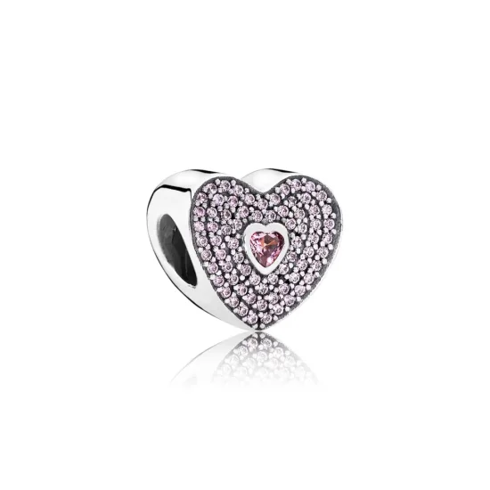 (slika za) PANDORA obesek Sweet Heart - 791555CZS