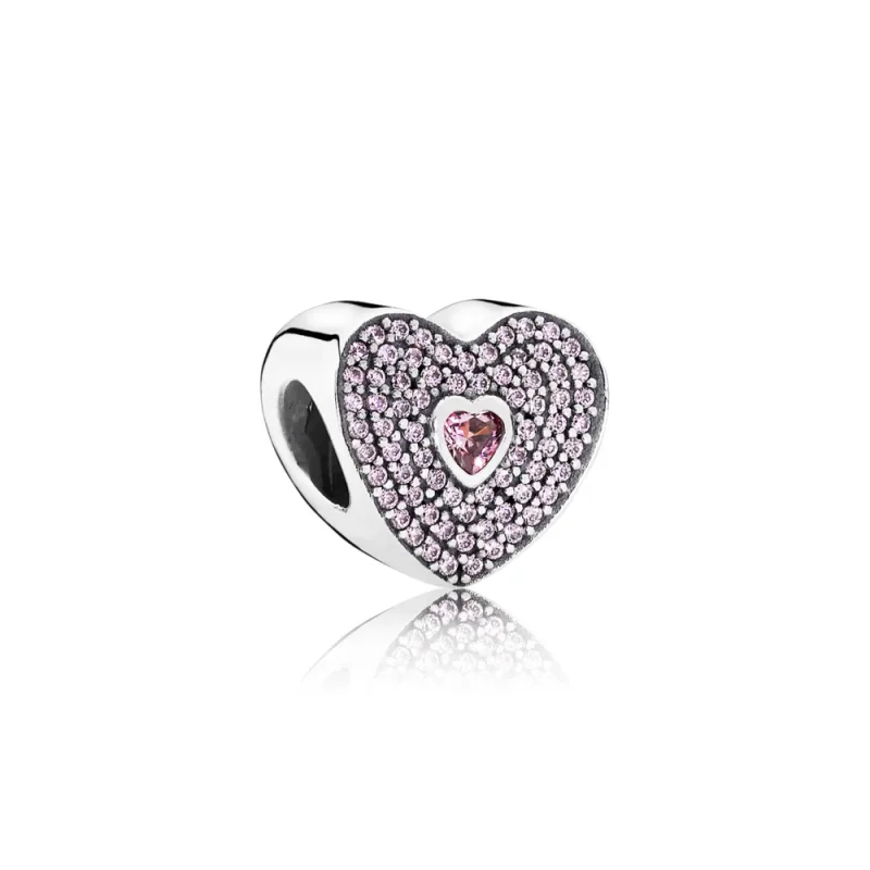 (slika za) PANDORA obesek Sweet Heart - 791555CZS