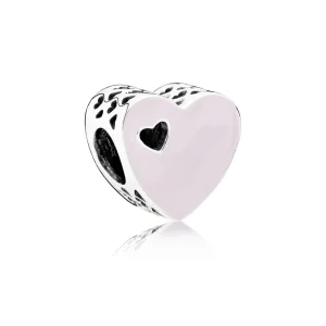 (slika za) PANDORA obesek Sweet Love Heart Charm - 791812EN40