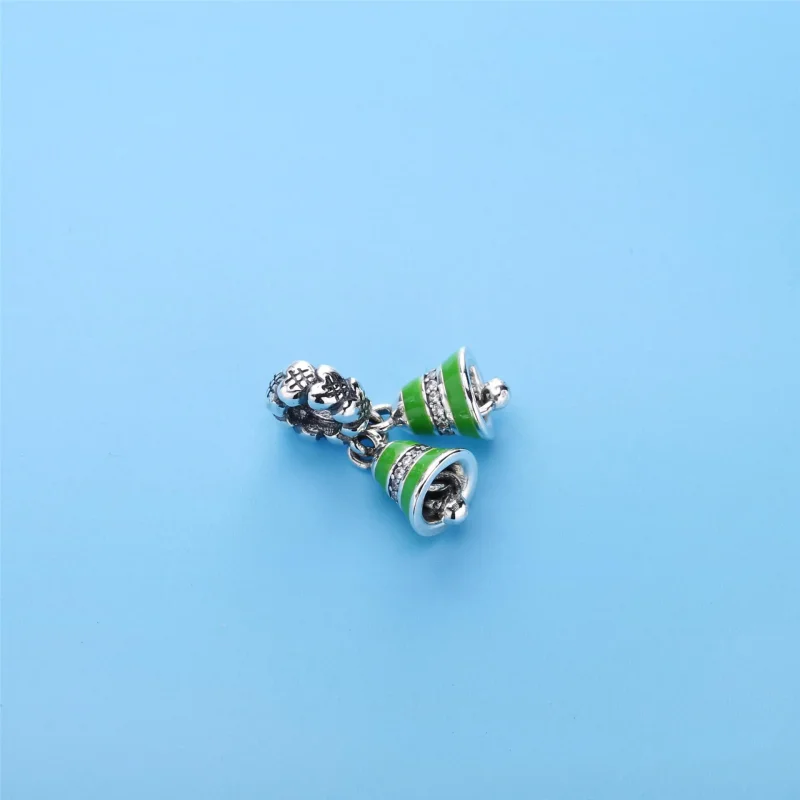 (slika za) PANDORA obesek z zelenimi zvončki - 791230A - Ogled 4