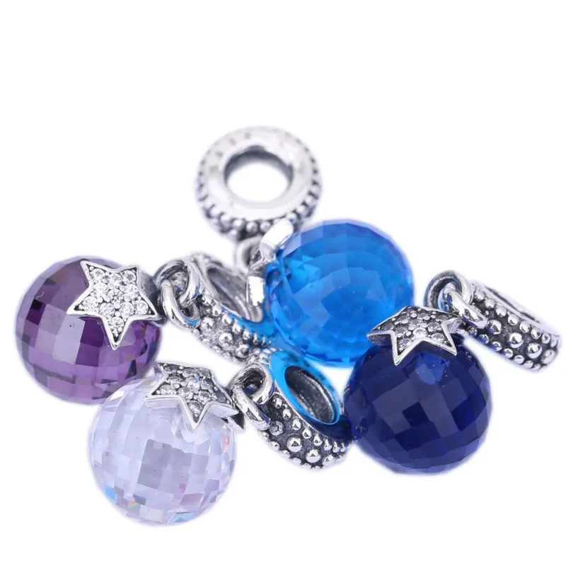 (slika za) PANDORA obesek z luno in zvezdo - 791392CZ - Ogled 5