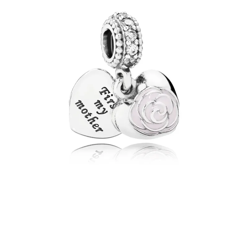 (slika za) PANDORA Obesek z materino vrtnico - 791528EN40 - Slika izdelka