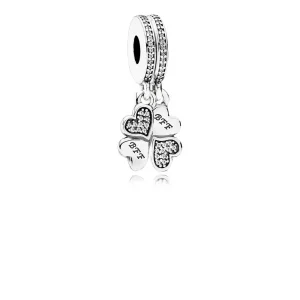 (slika za) PANDORA Obesek z obeskom Best Friends Forever - 791949CZ