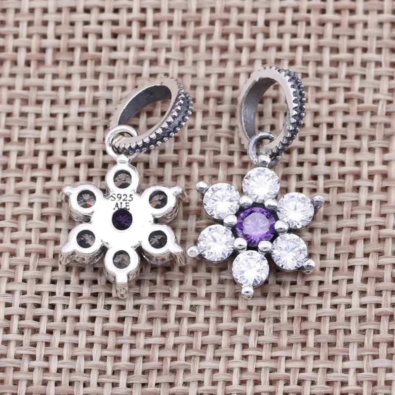 (slika za) PANDORA Obesek z obeskom Forget Me Not - 791833ACZ - Ogled 3