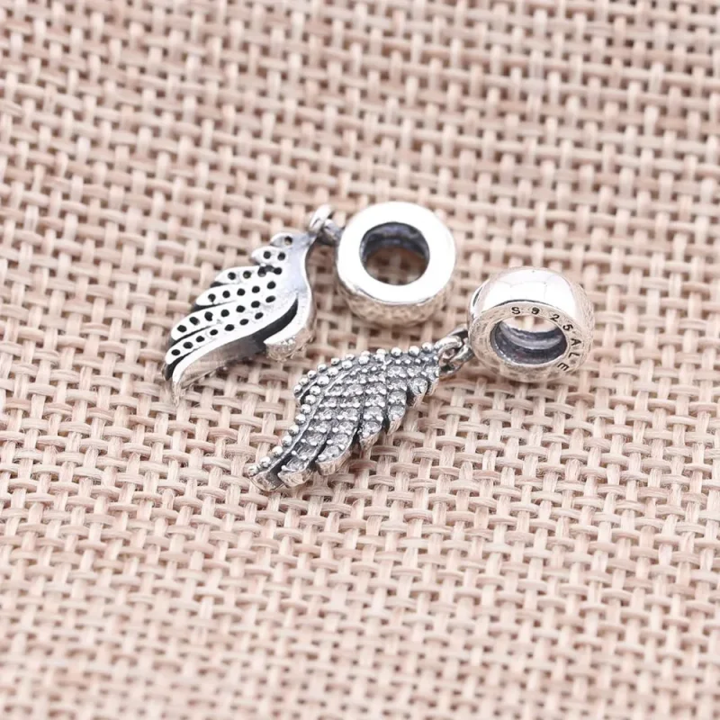 (slika za) PANDORA obesek z obeskom Majestic Feathers - 791750CZ - Ogled 2