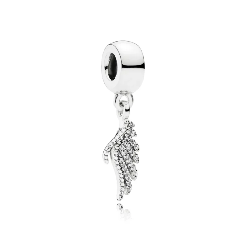 (slika za) PANDORA obesek z obeskom Majestic Feathers - 791750CZ