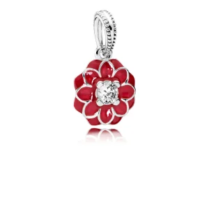 (slika za) PANDORA Obesek z obeskom Oriental Bloom - 791829CZ