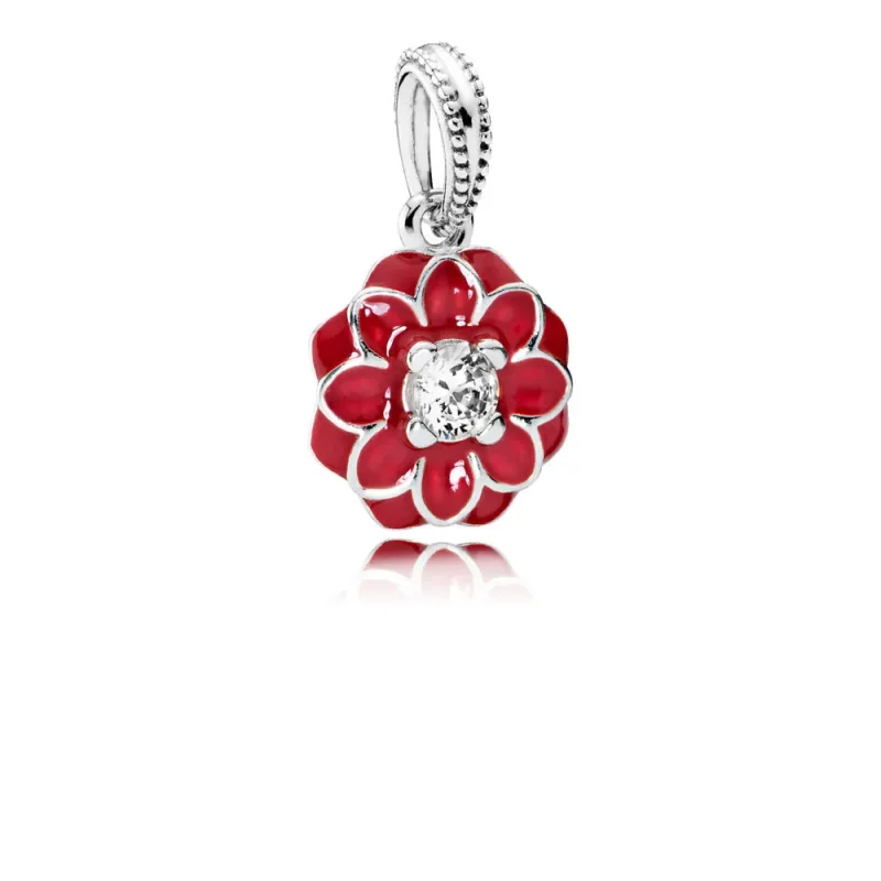(slika za) PANDORA Obesek z obeskom Oriental Bloom - 791829CZ - Slika izdelka