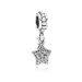 PANDORA Obesek z obeskom Star Pavé - 791024CZ