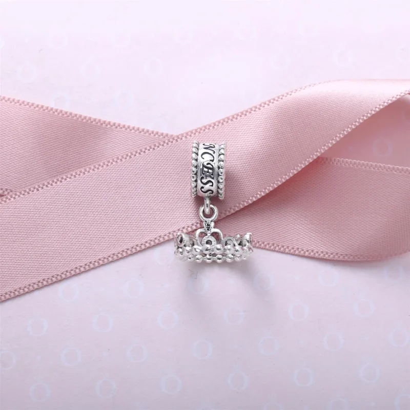 (slika za) PANDORA Obesek z obeskom Tiara My Princess - 791117CZ - Ogled 4