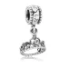 PANDORA Obesek z obeskom Tiara My Princess - 791117CZ