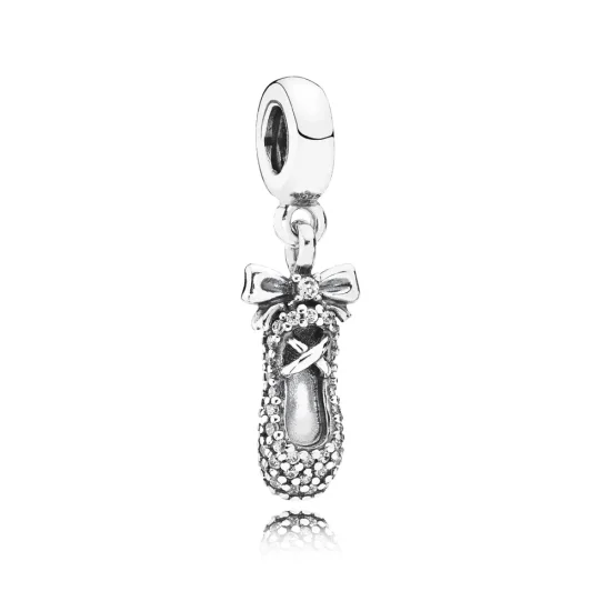 (slika za) PANDORA obesek za baletni copat - 791506CZ