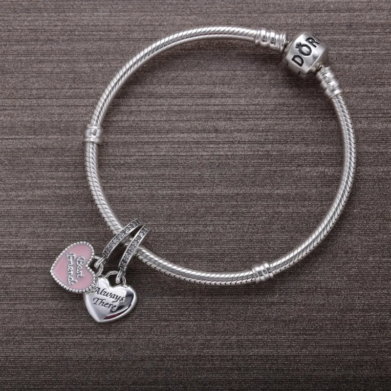 (slika za) PANDORA Obesek za najboljše prijatelje - 791950CZ - Ogled 5