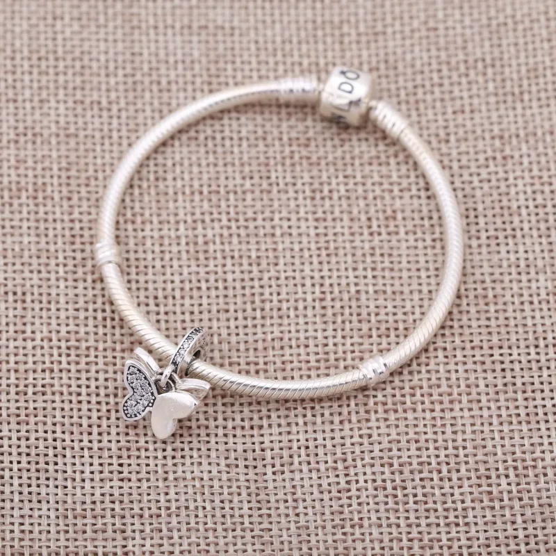 (slika za) PANDORA obesek za plapolajoče metulje - 791844CZ - Ogled 2