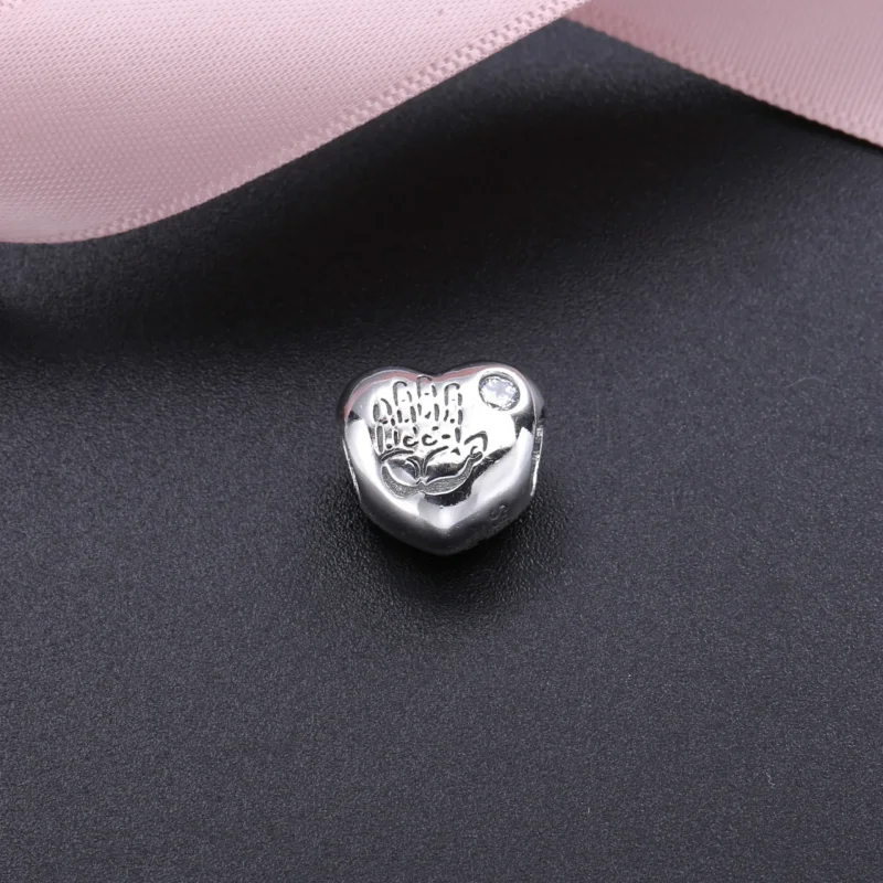 (slika za) PANDORA obesek za punčko, roza CZ - 791280PCZ - Ogled 3