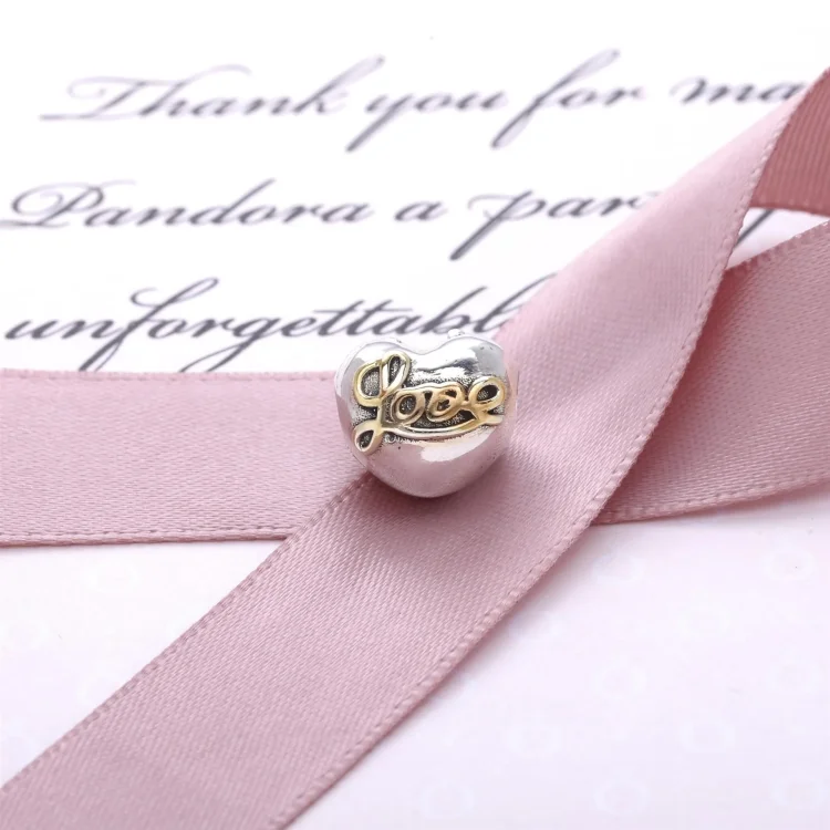 PANDORA Obesek za sponke Heart of Love - 791735