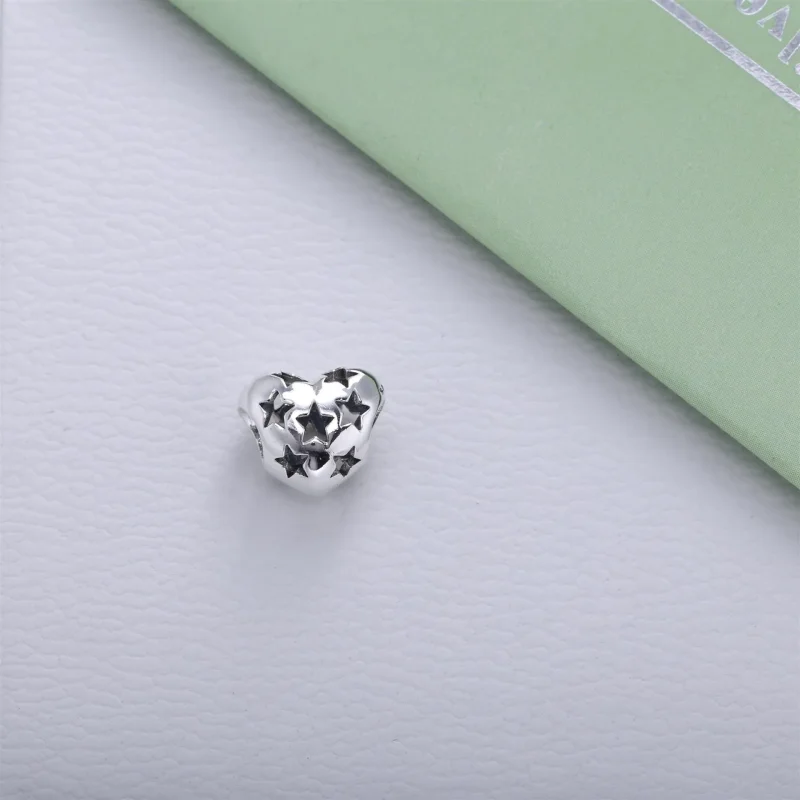 (slika za) PANDORA Okrasni obesek Zvezdano srce - 791393 - Ogled 2