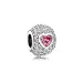 PANDORA Osupljiv Pavé Heart Charm - 791815CZS