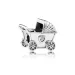 PANDORA otroški voziček, Clear CZ Charm - 792102cz PANDORA otroški voziček, Clear CZ Charm - 792102cz
