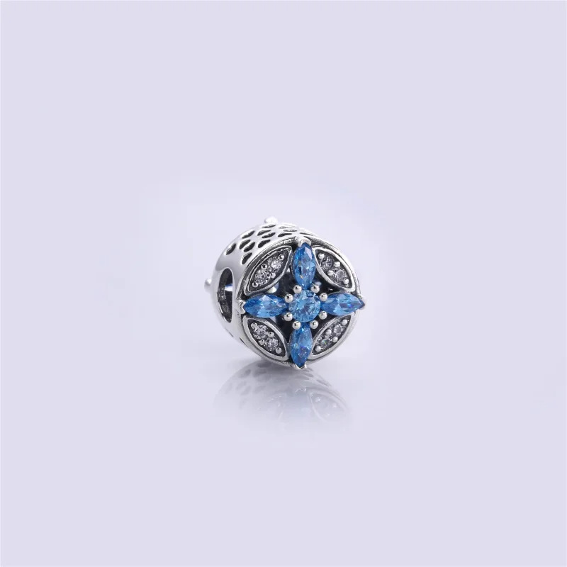 (slika za) PANDORA Patterns of Frost Charm, večbarvni kristalno čisti CZ - 791995NMBMX - Ogled 2