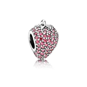 (slika za) PANDORA Pavé obesek jagoda - 791899CZR