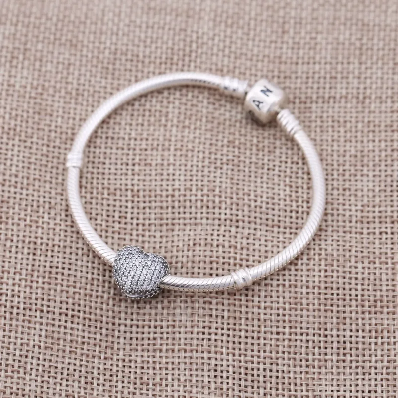 (slika za) PANDORA Pavé obesek Open My Heart - 791427CZ - Ogled 2