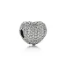 PANDORA Pavé obesek Open My Heart - 791427CZ