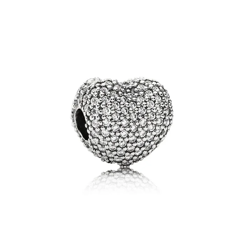 (slika za) PANDORA Pavé obesek Open My Heart - 791427CZ - Slika izdelka
